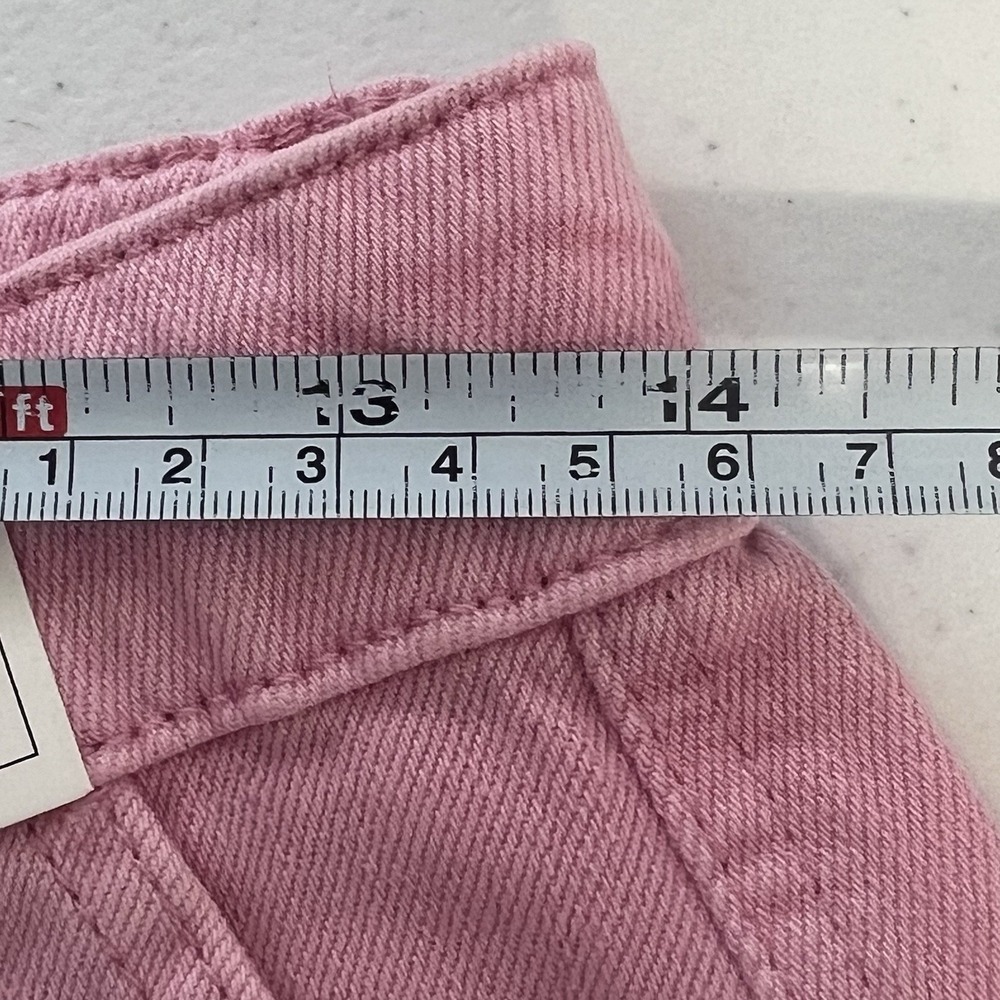 Judy Blue High Rise Garment Dyed Pink Denim Jogger Sz 5/27 Stretch - Picture 13 of 16
